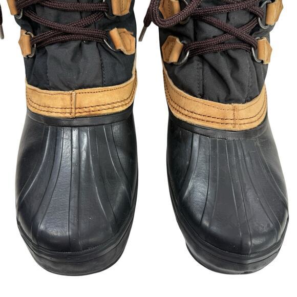 SOREL EDDIE BAUER Vintage Boots Winter Snow Duck Brown Lined Canada‎ Mens 11 - Picture 2 of 11